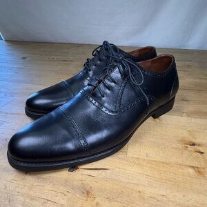 Bolero black leather dress shoes Italian Leather Black Men’s Size US 9 NWT